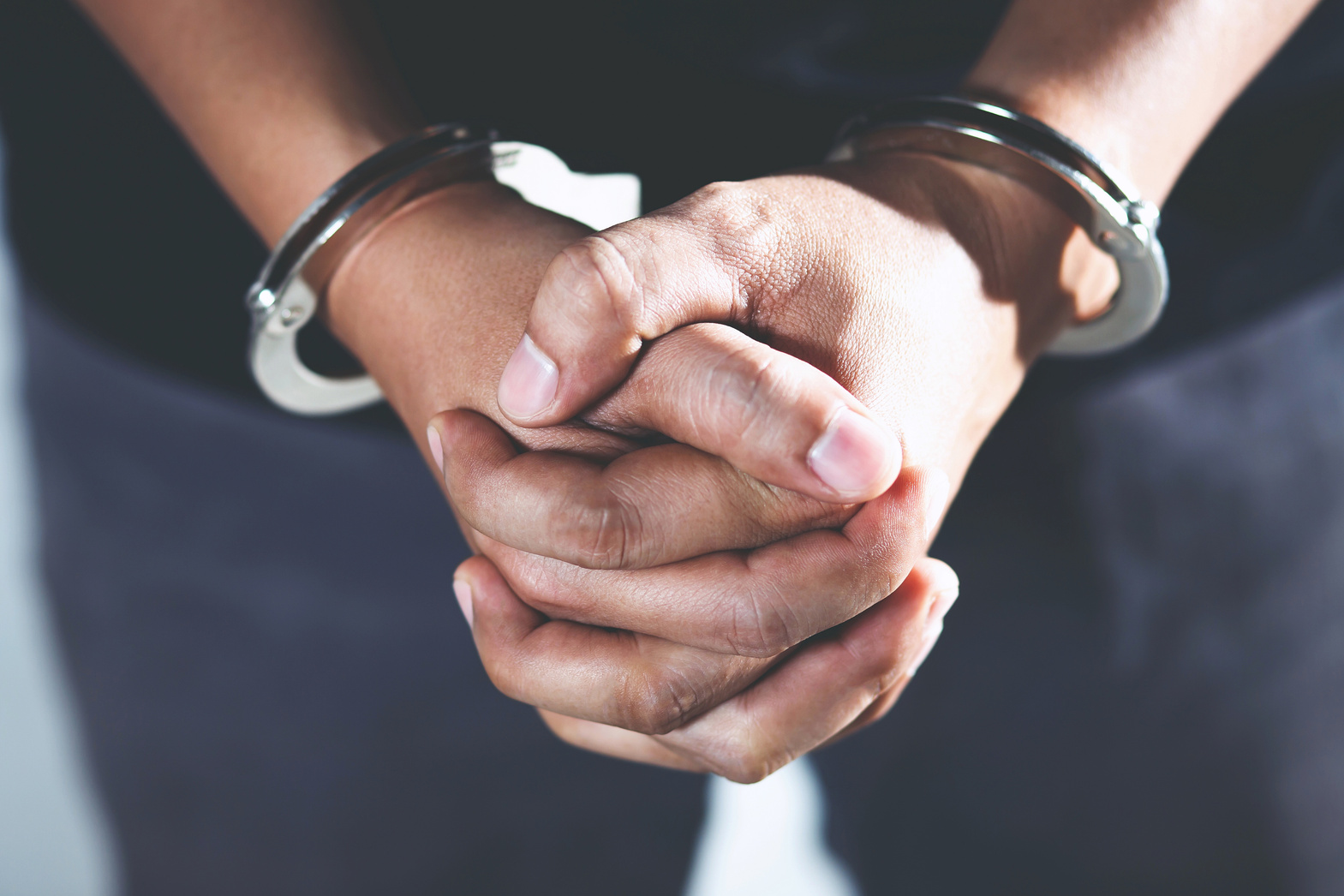 Prisoner with Handcuffs           